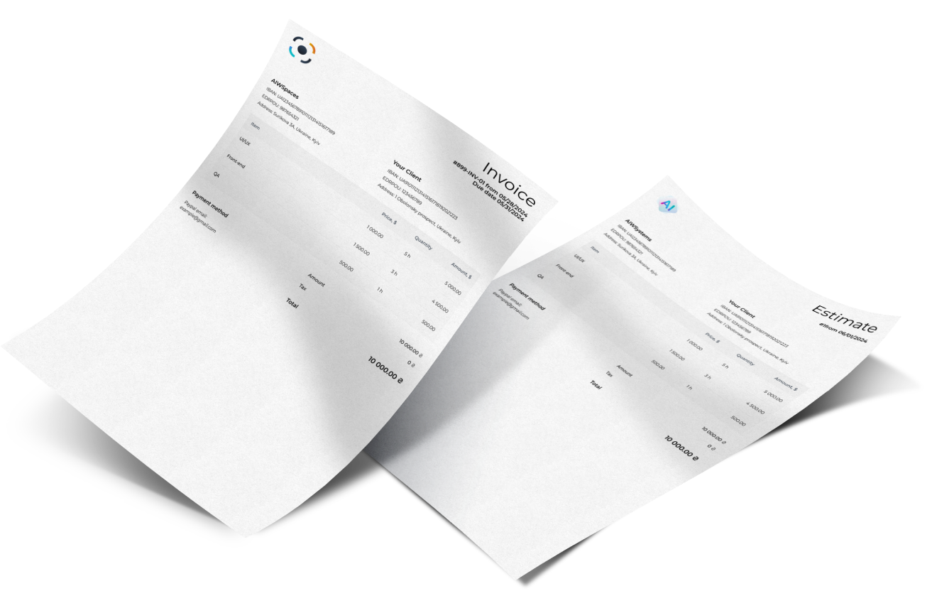 Create Invoice and Estimate For Free